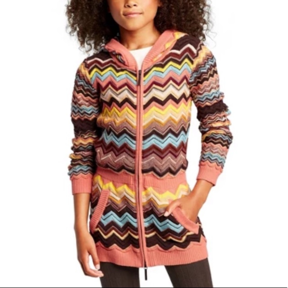 Missoni for Target zip up hoodie dress